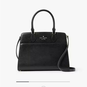 Kate Spade Black Madison Satchel Bag Medium